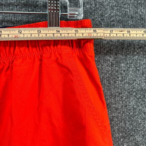 Lands End Board Shorts Boys Youth XL Orange Swim Trunks Pockets - Picture 5 of 9